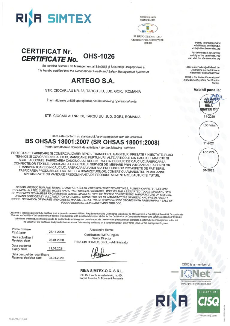 ARTEGO 900114001OHSAS CERTIFICATES RENAR page 003