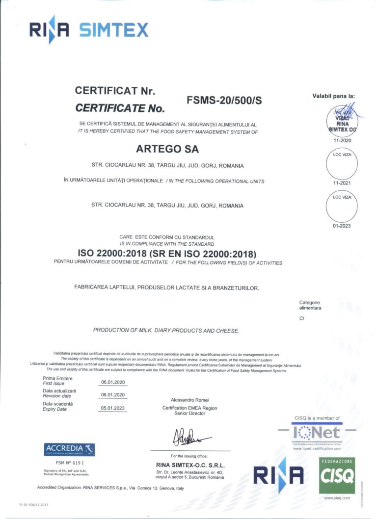 CERTIFICAT SIG. ALIM. 2019 page 002
