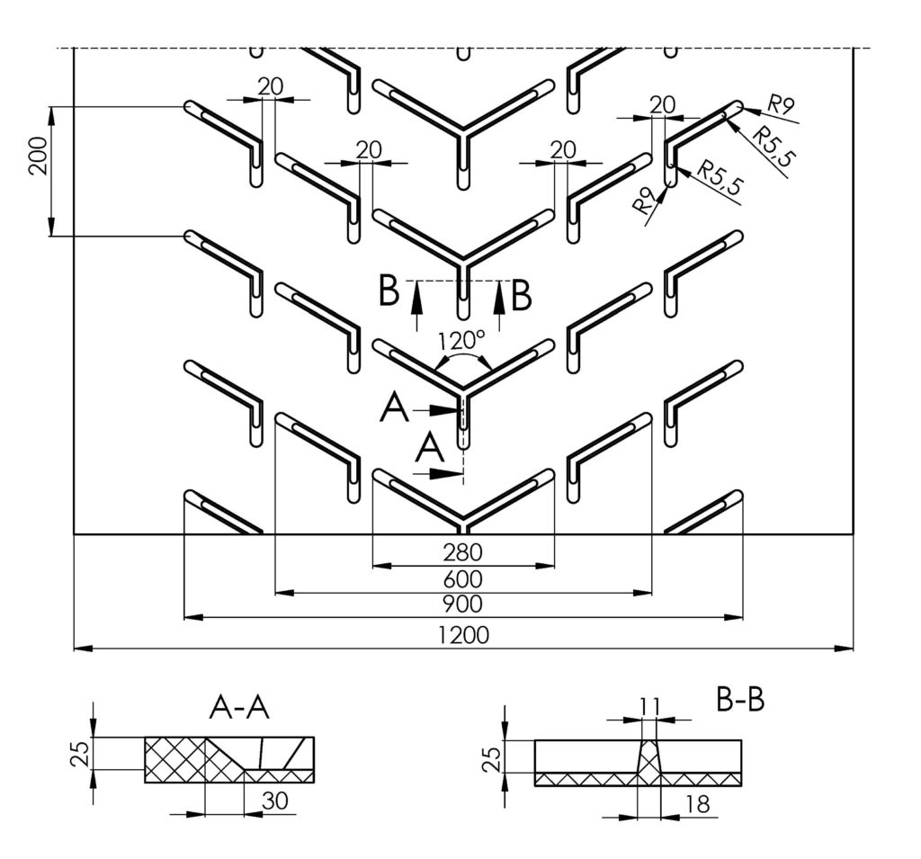 CHEVRON 900 fara bordura